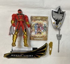 Vtg 2006 Power Rangers Mystic Fury Red Light Action Figure Bandai Complete Works picture