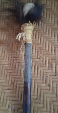 **AWESOME  VINTAGE 1950s  NATIVE AMERICAN   HAND DRUM BEATER  * picture