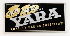 1940s YARA Tobacco Cardboard Vintage Advertising Sign with Easel-Back picture
