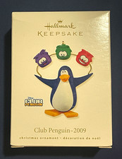 *NEW SEALED* Hallmark Club Penguin 2009 Dated Penguin Christmas Ornament picture