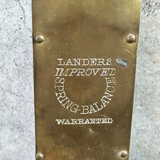 Vintage Landers Improved Spring Balance Scale 50 lbs. NY picture