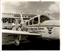 LG932 1966 Original CA Mitchell Photo SPIRIT OF HOMESTEAD INT'L WOMEN'S AIR RACE picture