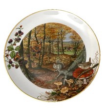 THE COLOURS OF AUTUMN IN OCTOBER Peter Barnett Franklin Fine Porcelain Plate 9
