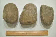 3 Large FLINT CHERT Stones for Arrow Spearhead Knapping 11-14 Lbs.  picture