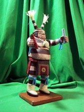 Hopi Kachina Doll - Koshare, the Tewa Clown Kachina by John David - Fantastic picture