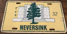 TCL 32 NEVERSINK Booster License Plate Reading Pennsylvania Bowling Team picture
