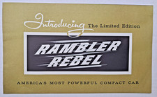 1957 Rambler Rebel AMC Nash Brochure Sales Literature Specifications New picture