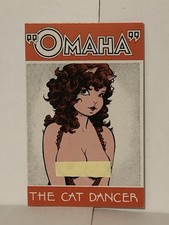 Kitchen Sink Promo Card - Omaha The Cat Dancer #14 1988 Very Nice No Creases picture