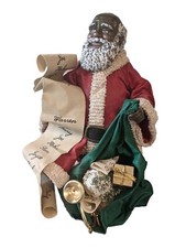 Vintage 1989 Possible Dreams African American Clothtiques Black Santa Christmas picture