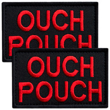 2Pcs Ouch Pouch Patch, Embroidered Medical Ems First Aid Patch picture