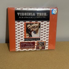 VIRGINIA TECH SCRAPBOOK TAPESTRY GIBSON C852105M DECALS 3D EMBELLISHMENTS 12 PG* picture