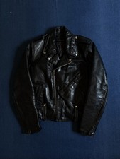 1970s AMF Harley Davidson Leather Motorcycle Jacket picture