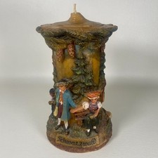 Vintage Johann Gunter Schwarzwald Black Forest Wax Candle 8.5