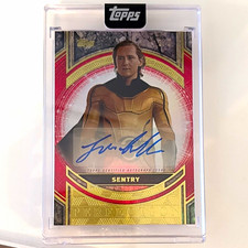 Topps 2025 Marvel Perfection Sentry Lewis Pullman #MP-LP Autograph Insert 3/5 picture