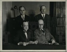 1923 Press Photo Cong Fred LEhlbach, JE Nelson, LM Black Jr,CR Chindblom picture