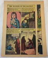 1959 two page cartoon story ~ LOUIS, DAUPHIN OF FRANCE picture