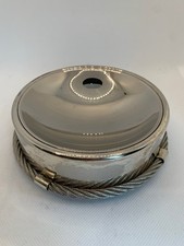 Vintage Gucci Silver Plated and Braided Ashtray  picture