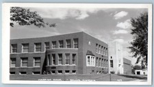Brainerd Minnesota MN Postcard RPPC Photo Harrison School Building c1940's picture