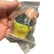 1990 Sunshine City Moonie-Style Keychain - Humorous Man with Pull Down Pants  picture