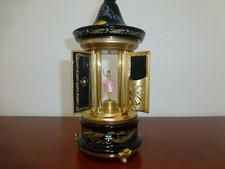 Vintage Swiss Reuge Dancing Ballerina Music Box Carousel Lipstick (Watch Video) picture