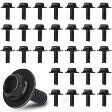 30Pcs M6 Transmission Pan Bolts with Washers, OEM Replacement for Toyota & More picture