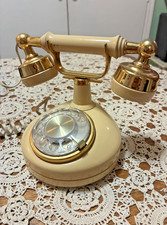 Western Electric Yellow-Gold Rotary Telephone Not Tested. Vintage Condition. picture