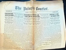 Palmyra Courier July 26 1922 Irish Free State Coal Strike Alonzo Webb picture