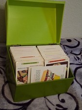 Vintage Betty Crocker's 1970s MCM Avocado Green Two Tone Recipe Card Library picture