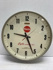 Vintage Citizen Yuasa Battery Wall Clock 1960s Transistor Motorcycle Shop Ad picture