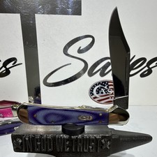 Case XX Woot Custom Purple Swirl Mini Copperlock picture