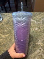BN STARBUCKS 2024 OMBRE BLUEBIRD TO PURPLE VENTI STUDDED BLING picture