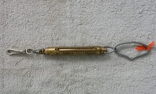 Vtg K&E/Chatillon Tension Handle for Surveying_Brass_0 - 30 lbs_Graduated Scale picture