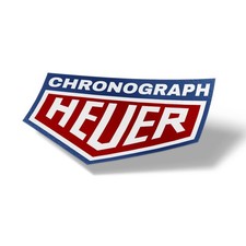 Chronograph Heuer Red Blue Vintage Porsche IMSA Racing Sticker picture