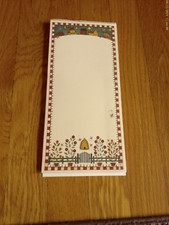 Vtg Ellen Stouffer Main St Press List Pad Note Paper LANG 1998 Honey Bee Houses picture