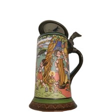 Mettlach Villeroy Boch beer Dreenkware Steins Pinokio Germany Collectibles Vtg picture