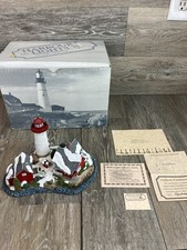 Harbour Lights Crossover Island New York Lighthouse 2002 With COA & Box picture