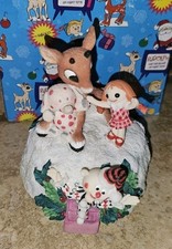 Enesco Rudolph Island of Misfit Toys Music Box 725269 Doll Elephant Charlie Box picture