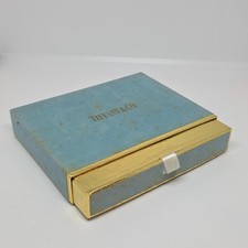 Vintage Tiffany & Co Double Deck Playing Cards Red Blue Gilt Edges Suede Box picture