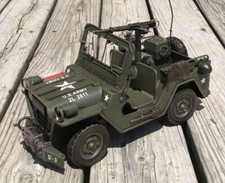 Ford Vietnam War U.S. Army Retro Tin Metal M151 AI Military Model Jeep picture