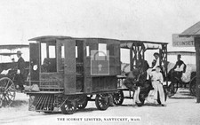 Railroad Train Sconset Limited Nantucket Massachusetts MA - Reprint picture