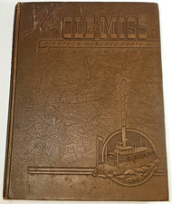VTG 1946 The Ole Miss University of Mississippi Rebels Post-WW2 Yearbook Annual picture