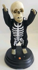 GEMMY Grave Raver Dancing Skeleton Lights Halloween Animated Works Hey Baby  picture