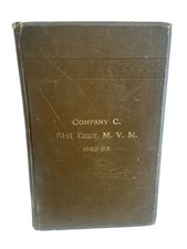 1886 History Camp Life Company 51st C Massachusetts Volunteer Militia Civil War picture