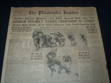 1929 NOVEMBER 24 PHILADELPHIA SPORTS SECTION - LEHIGH TIMES LEOPARDS - NT 7382 picture