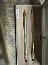 Vintage 7Up 10K Gold Filled Cross Pen Pencil Electroplated American Airlines Emb picture