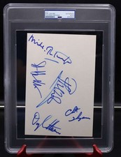 Genesis w/ Phil Collins +4 Signed Cut Auto Autograph PSA/DNA Authentic ZK9630 picture