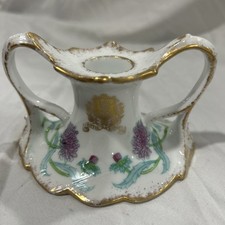 Rare 1920s Hotel Astor NY Ceramic Candle Holder w Crest made Germany picture