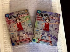 One Piece Monkey .D.Luffy US Voyage college promo mint UNOPENED $175-1 $325-2 picture