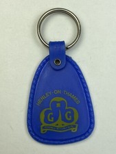 Vintage Henley-on-Thames Oxfordshire, England Blue Plastic Keychain picture