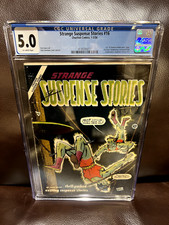 Strange Suspense Stories 16 CGC 5.0 1954 1st issue Charlton Logo, PRE Lawbreaker picture